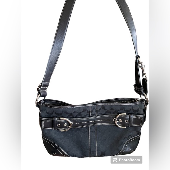 COACH Crossbody Adjustable Canvas/Leather Bag - Picture 1 of 10